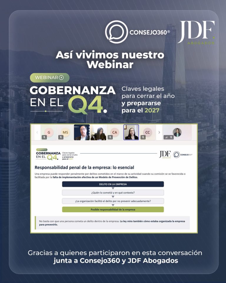 Webinar Consejo360 y Jara del Favero Abogados