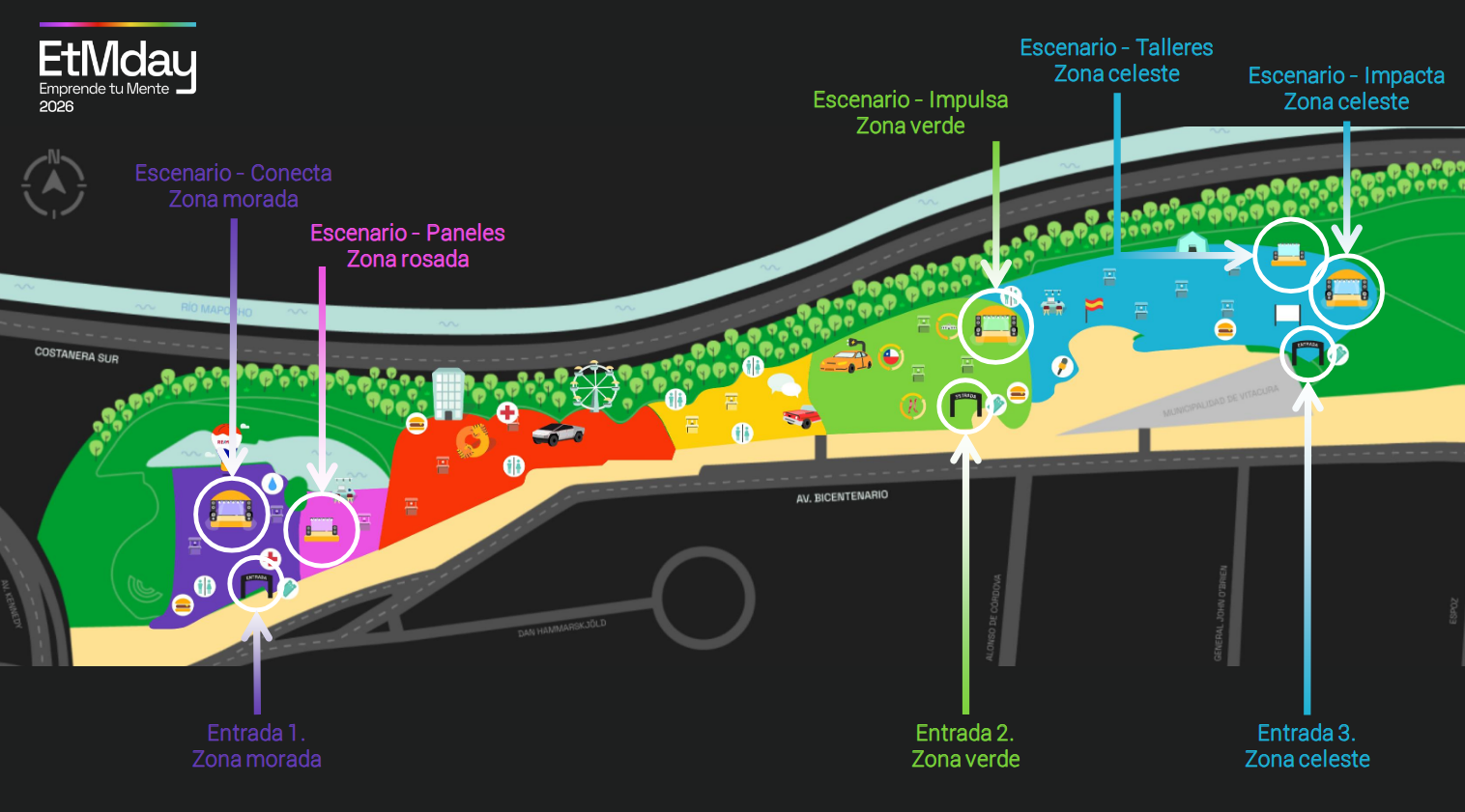 Mapa EtMday 2026